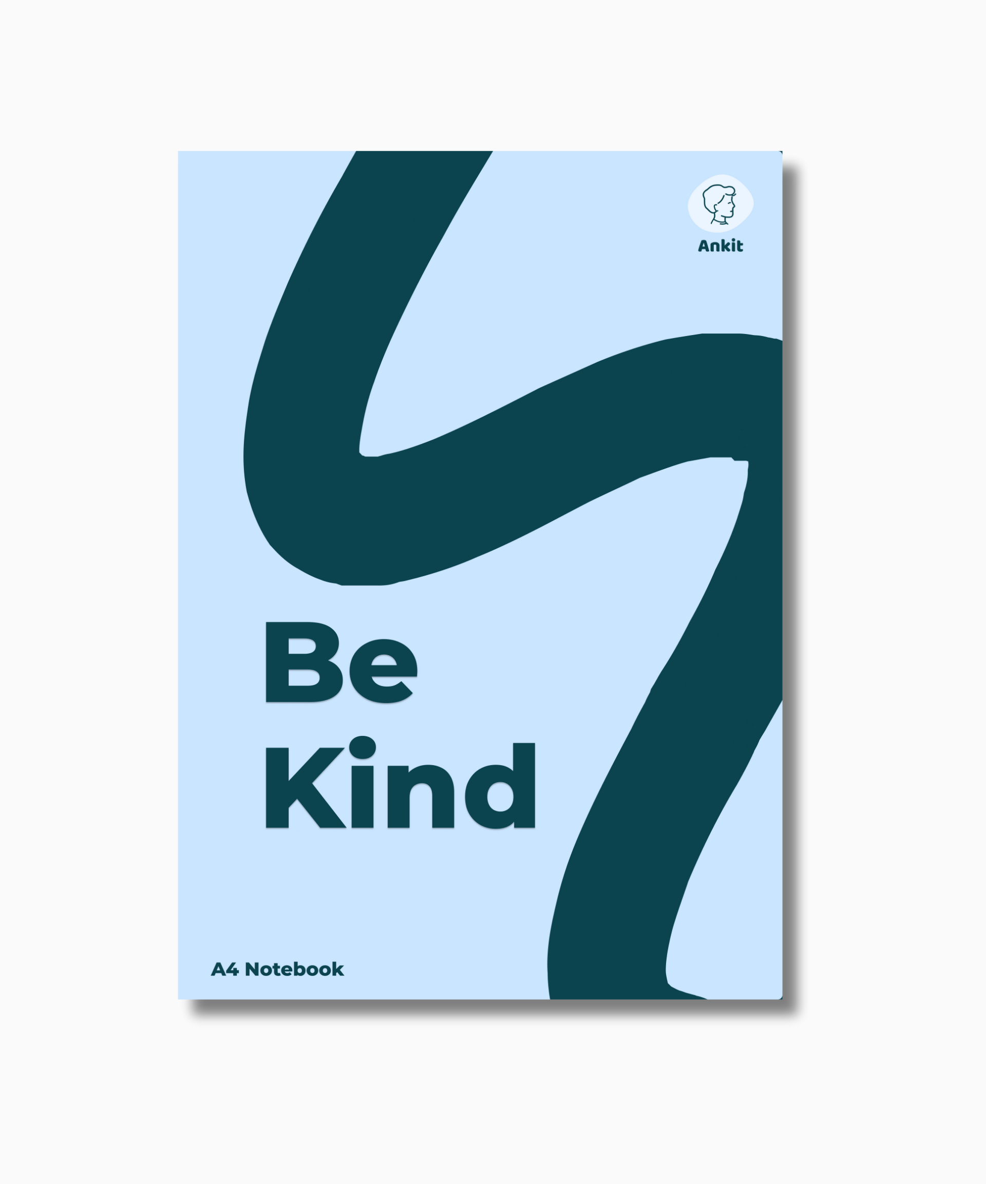 A4 Notebook, Single Line, 172pg, Soft Cover  (29.7 x 21 cm)