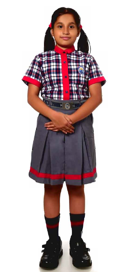 Grey Divider Skirt - Kendriya Vidyalaya School